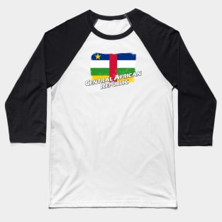 Central African Republic flag Baseball T-Shirt